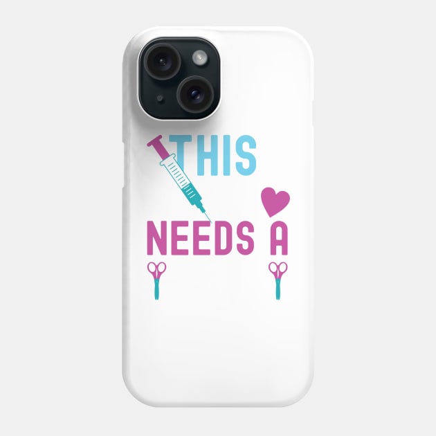 This nurse needs a shot Phone Case by mohamadbaradai