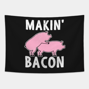 Makin Bacon Pigs and Bacon Keto Tapestry