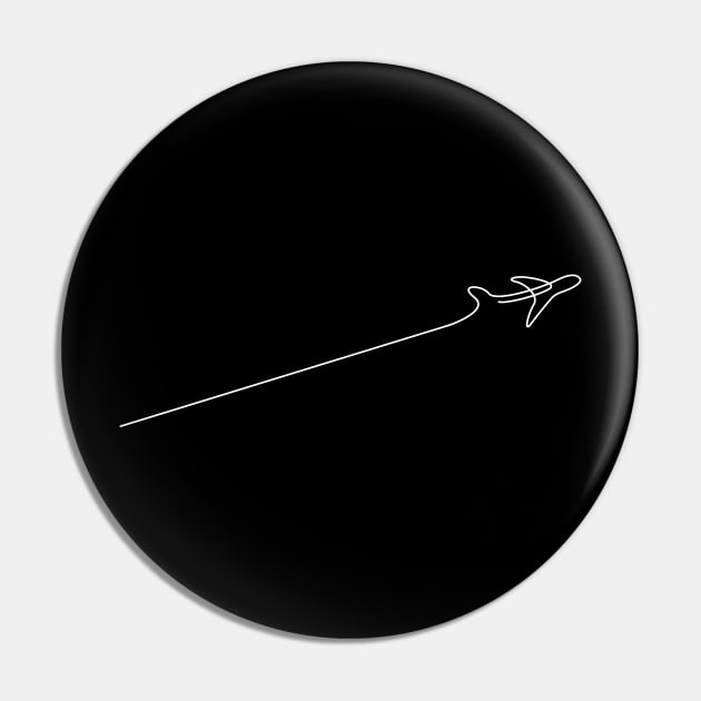 Minimalist line with airplane design Pin by Avion