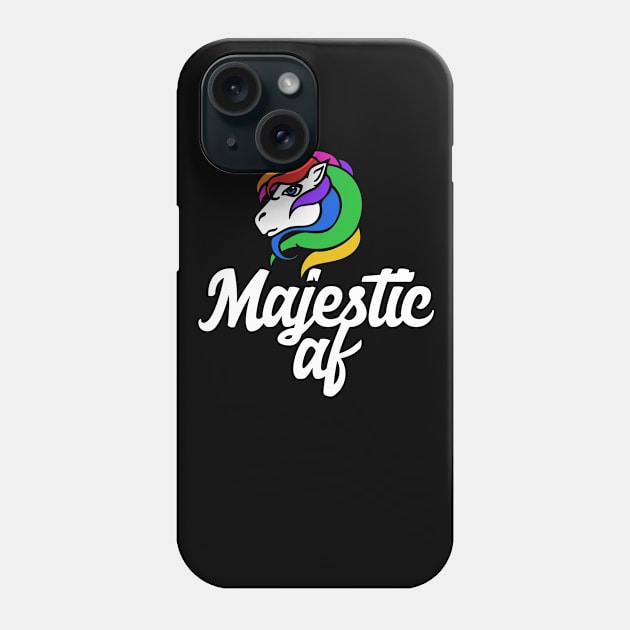 Majestic AF Unicorn Lover Phone Case by bubbsnugg