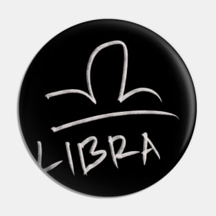 Hand Drawn Libra Zodiac Signs Pin