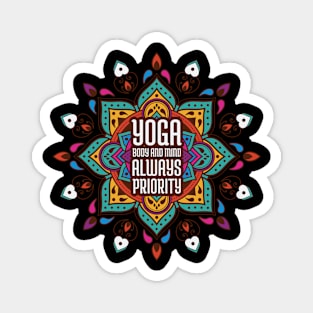 Yoga Mandala design Magnet