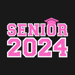 Gift 2024 College Senior High School Senior 2024 Graduate Gift for Her T-Shirt