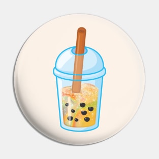 Shiny Bubble tea Pin