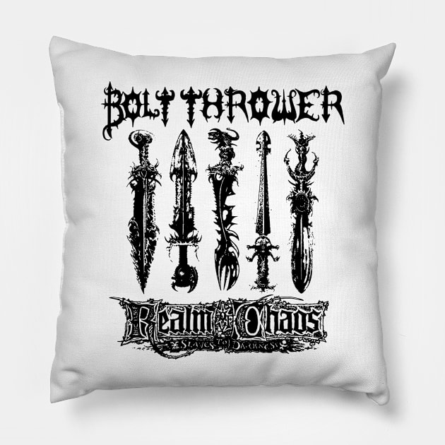 BOLT THROWER NUCLEAR Pillow by pertasaew