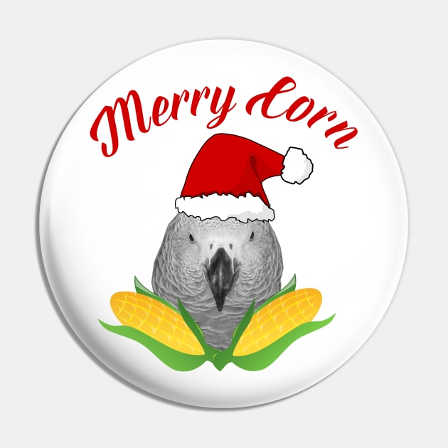 Merry Corn Pin by Einstein Parrot