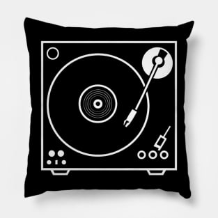 Space DJ T-Shirt - Solar System Retro Turntable EDM Pillow