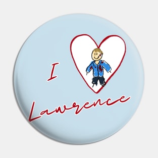 I Heart Lawrence Pin