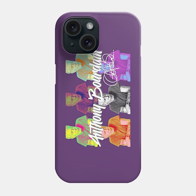 Anthony Bourdain Popart Phone Case by Bingung Mikir Nama Design