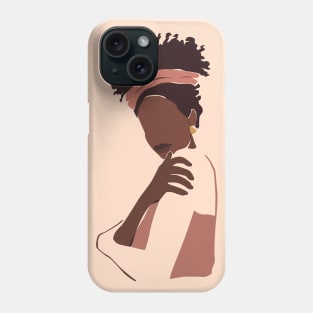 Beautiful Women Minimalistic Illustration Phone Case