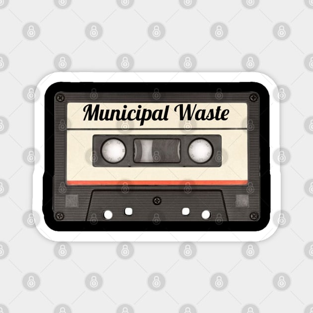 Municipal Waste / Cassette Tape Style Magnet by GengluStore