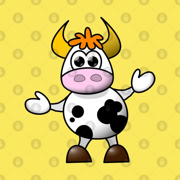 Cartoon cow by Empresa International