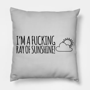 Ray of Sunshine (Simply Nasty) Pillow