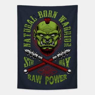 Raw Power Warrior Tapestry