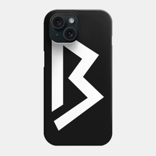 B – Greek Mythology - White Letter B Phone Case