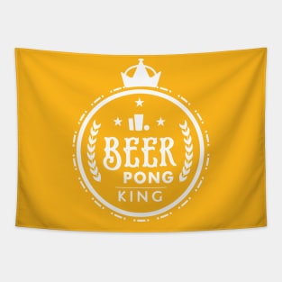 Beer pong king Tapestry