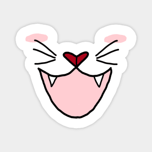 Cute cat face Magnet