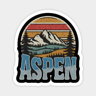 Aspen Ski & Snowboard Magnet