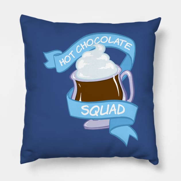 Hot Chocolate Squad Pillow by mcbenik
