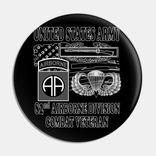82nd Airborne Combat Veteran Pin