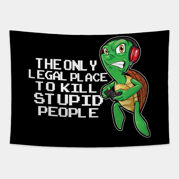 Angry Gamer Tapestry by TomCage