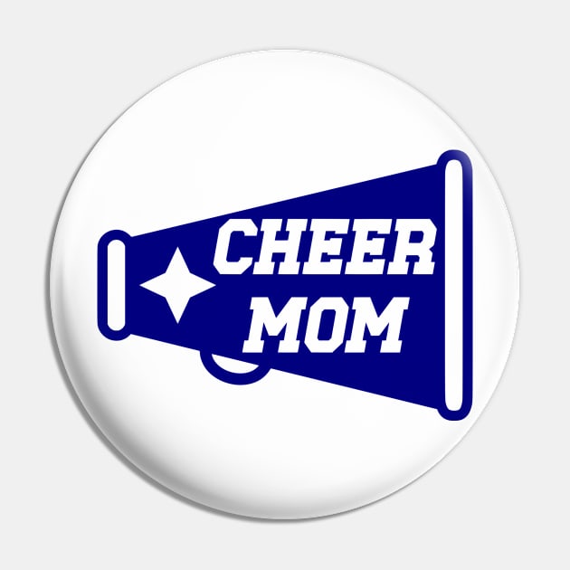 Cheer Mom Pin by KayBee Gift Shop