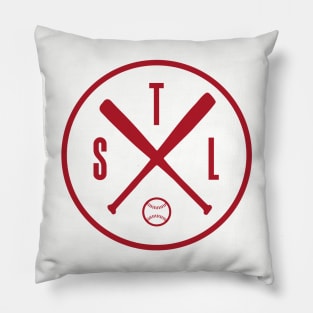 STL baseball Hipster Pillow