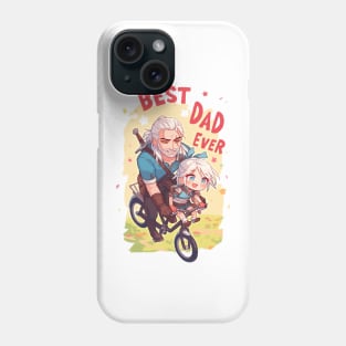 Best Dad Ever - Bike Ride - Witcher Phone Case