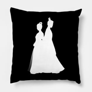 The Romance of Tiger and Rose: Chen Qian Qian & Han Shuo (white) Pillow