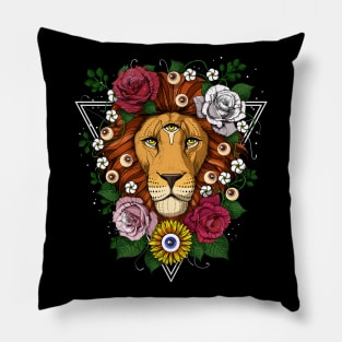 Psychedelic Lion Pillow