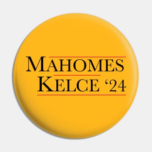 Mahomes Kelce 2024 Pin