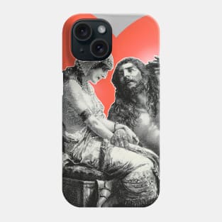 Warrior and Harlot flirting bible scene Phone Case