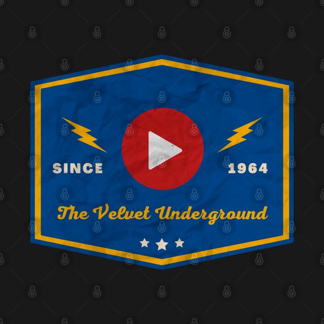 The Velvet Underground // Play Button by Blue betta