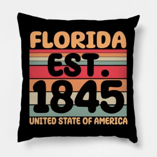 Vintage Florida 1845 Pillow