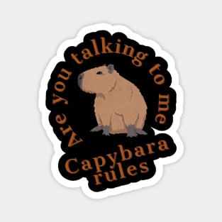 Capybara - are talking to me Magnet