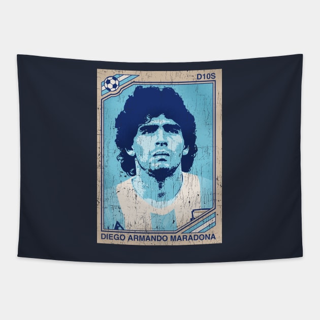 Diego Armando Maradona - 10 Forever Tapestry by Sachpica