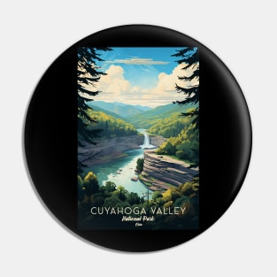 Cuyahoga Valley National Park Travel Poster Pin