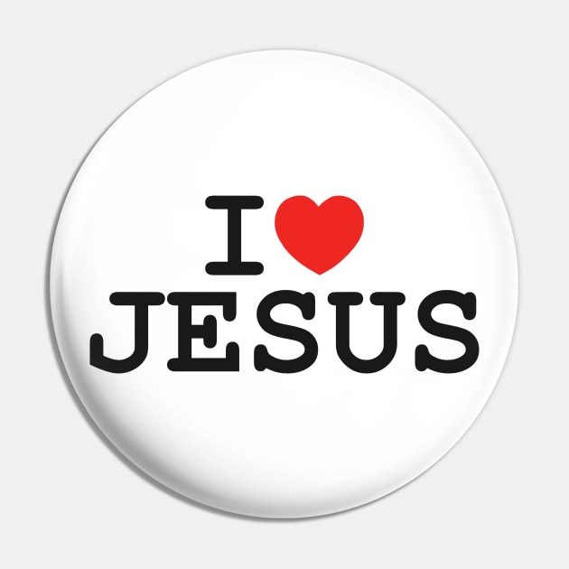 I heart JESUS Pin by timlewis