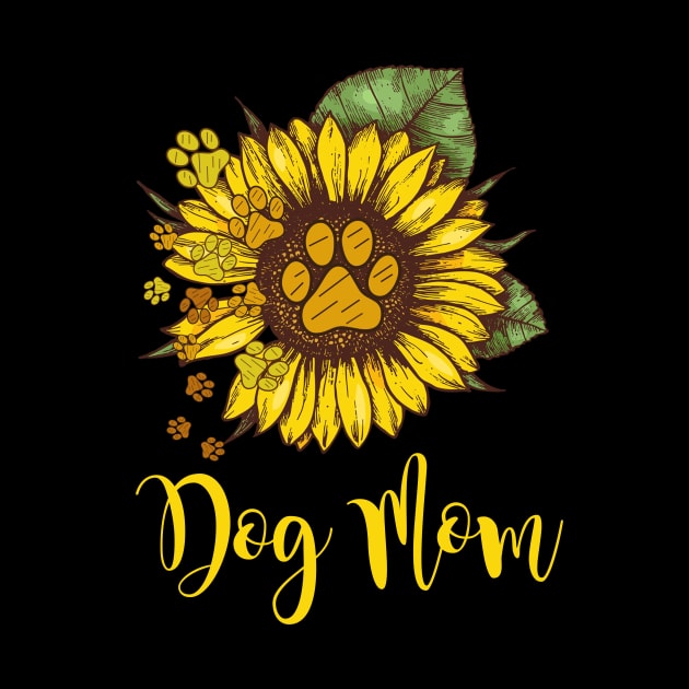 SUNFLOWER DOG MOM by gotravele store