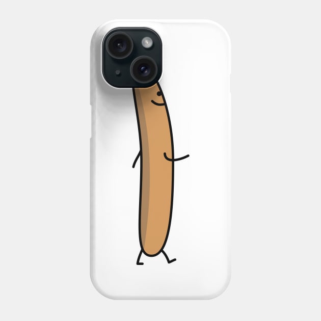 Funny sausage Phone Case by spontania