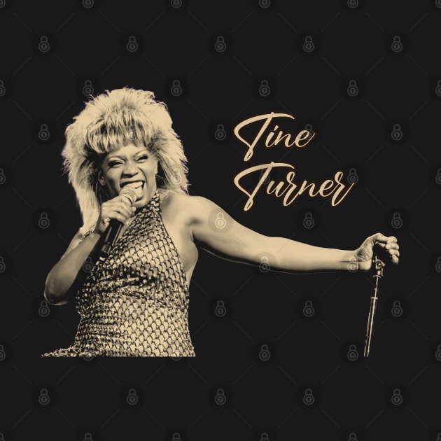 tina turner - vintageretro art by NYINDIRPROJEK