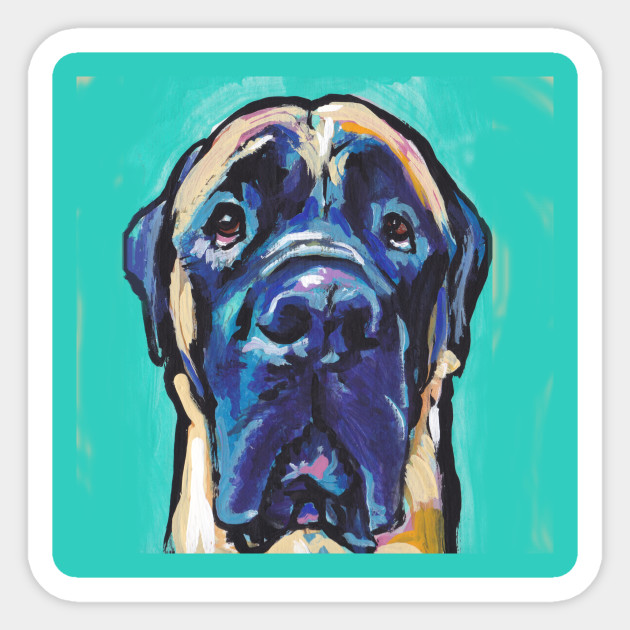 english mastiff painting