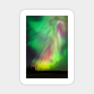 Big beautiful multicolored northern lights Magnet