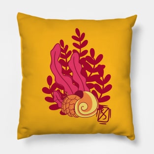 Hermit Crab and Seaweed Pillow