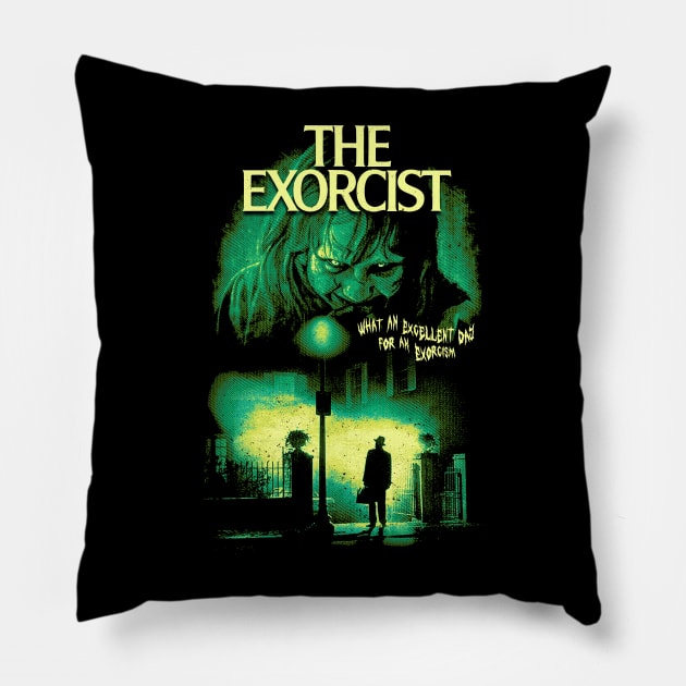 80'S Classic The Exorcist Pillow by OrcaDeep