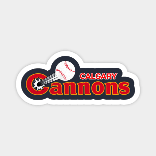 Vintage Calgary Cannons Baseball Magnet