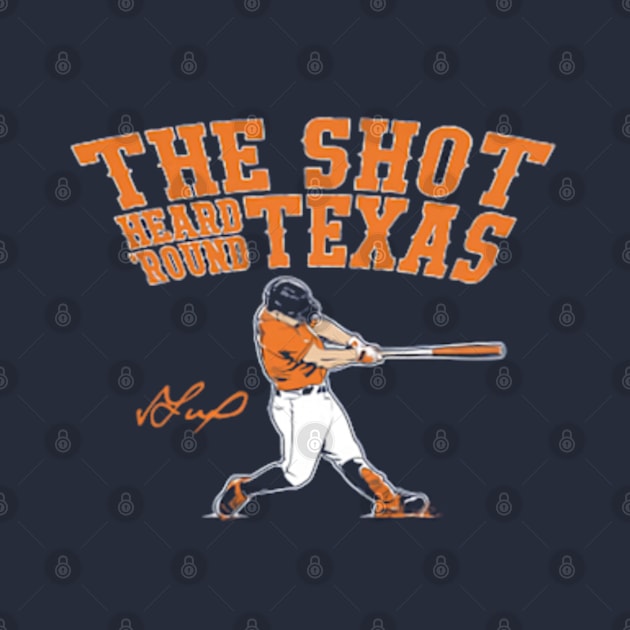 Jose Altuve The Shot Heard 'round Texas by KraemerShop