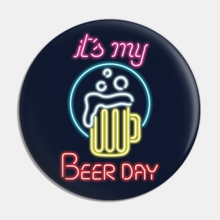 Beer day Pin