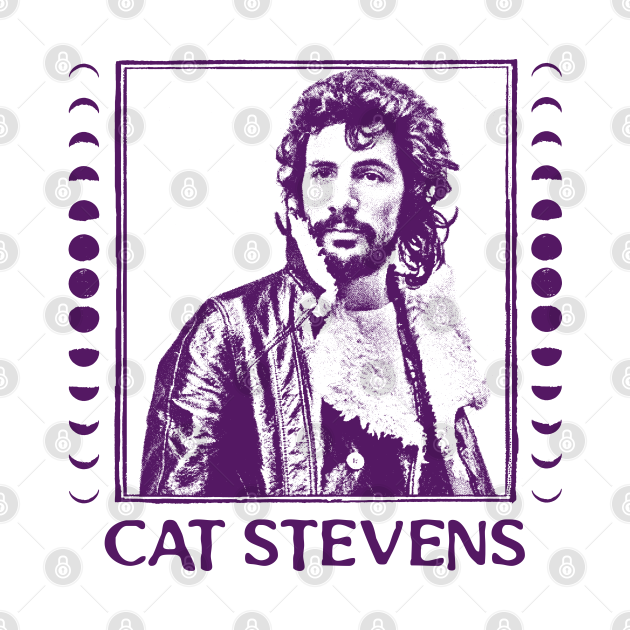 Cat Stevens /// Retro Fan Artwork Design Cat Stevens TShirt TeePublic