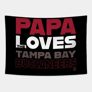 Papa Loves the Tampa Bay Buccaneers Tapestry